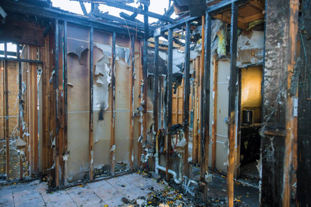 Professional Fire Damage Repair technician working in Stafford, TX